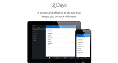 Desktop Screenshot of 2daysapp.com